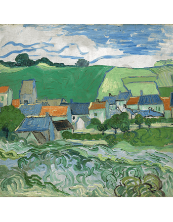 Reprodukcje obrazów View of Auvers - Vincent van Gogh