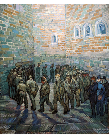 Reprodukcje obrazów Walk prisoners - Vincent van Gogh