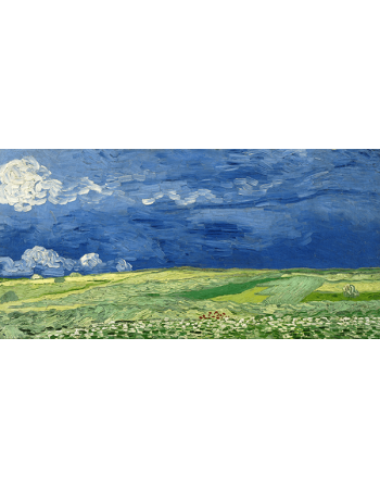 Reprodukcje obrazów Vincent van Gogh Wheatfield under thunder clouds