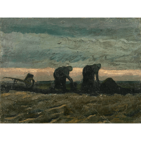Reprodukcje obrazów Vincent van Gogh Women on the Peat Moor