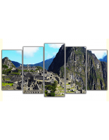 Obraz na płótnie poliptyk Machu Picchu - Peru