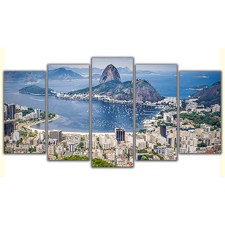 Obraz na płótnie poliptyk Rio de Janeiro
