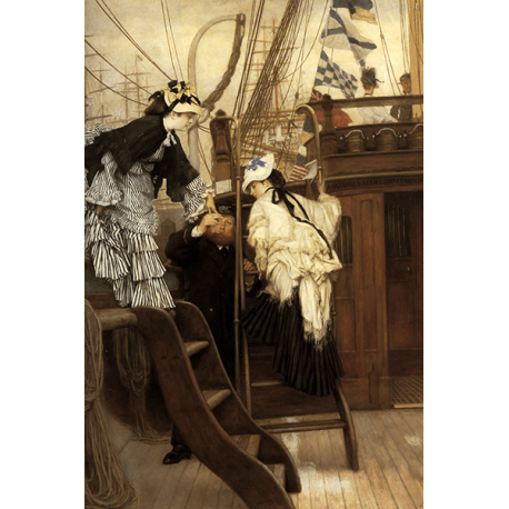 Reprodukcje obrazów James Tissot Boarding the Yacht