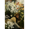 Reprodukcje obrazów Chrysanthemums - James Tissot