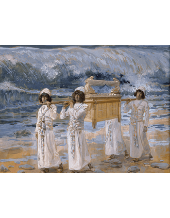 Reprodukcje obrazów James Tissot The Ark Passes Over the Jordan