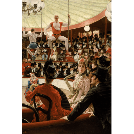 Reprodukcje obrazów James Tissot The Circus Lover