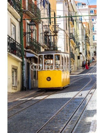 Żółty tramwaj