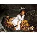 Reprodukcje obrazów Young Lady in a Boat - James Tissot