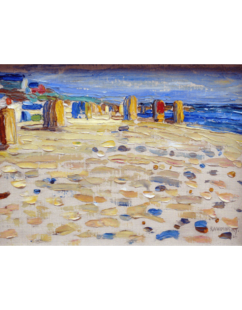 Reprodukcje obrazów Wassily Kandinsky Holland, Beach Chairs