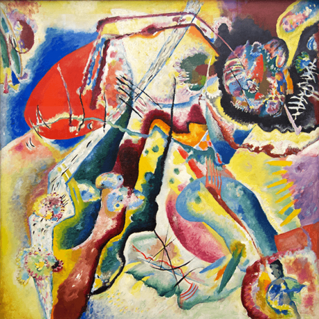 Reprodukcje obrazów Wassily Kandinsky Image with red spot
