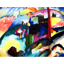 Reprodukcje obrazów Landscape with Factory Chimney - Wassily Kandinsky