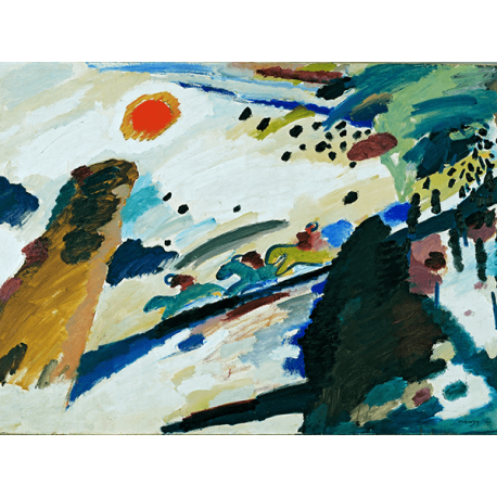 Reprodukcje obrazów Wassily Kandinsky Romantic Landscape