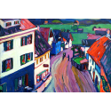 Reprodukcje obrazów View from the window of Griesbräu - Wassily Kandinsky