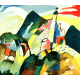 Reprodukcje obrazów Wassily Kandinsky View of Murnau with church