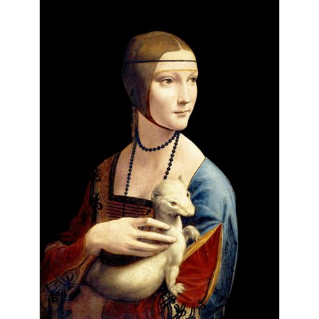 Reprodukcje obrazów Leonardo da Vinci Dama z gronostajem