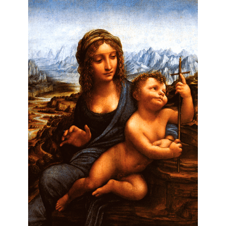 Reprodukcje obrazów Leonardo da Vinci Madonna z kądzielą