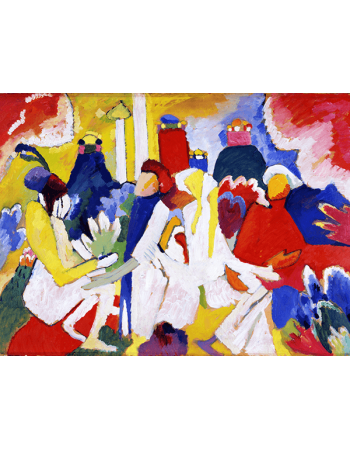Reprodukcje obrazów Abstraction Oriental - Wassily Kandinsky