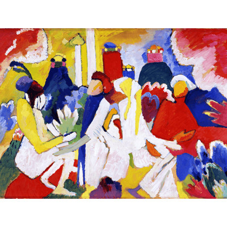 Reprodukcje obrazów Wassily Kandinsky Abstraction Oriental