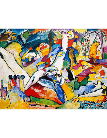 Reprodukcje obrazów Study to Composition II - Wassily Kandinsky