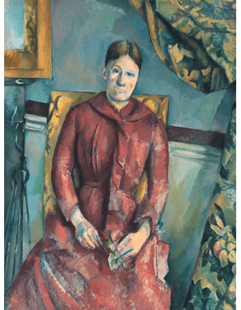 Reprodukcje obrazów Paul Cezanne Madame Cézanne in a Red Dress
