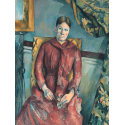 Reprodukcje obrazów Madame Cézanne in a Red Dress - Paul Cezanne