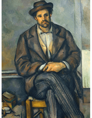 Reprodukcje obrazów Seated Peasant - Paul Cezanne