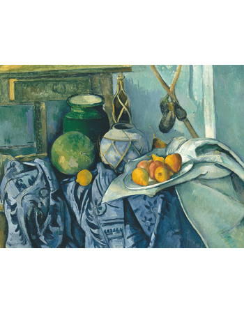 Reprodukcje obrazów Still Life with a Ginger Jar and Eggplants - Paul Cezanne