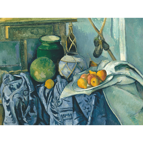 Reprodukcje obrazów Paul Cezanne Still Life with a Ginger Jar and Eggplants