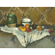 Reprodukcje obrazów Paul Cezanne Still Life with Jar, Cup, and Apples
