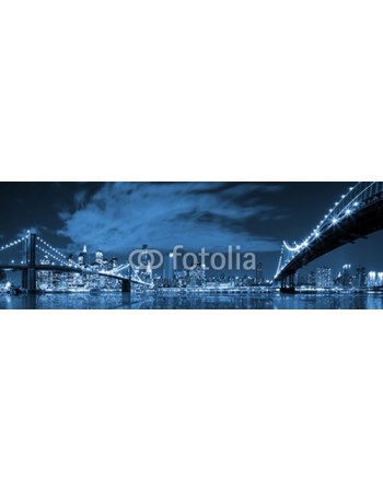 Manhattan i Brooklyn bridge