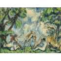 Reprodukcje obrazów The Battle of Love - Paul Cezanne