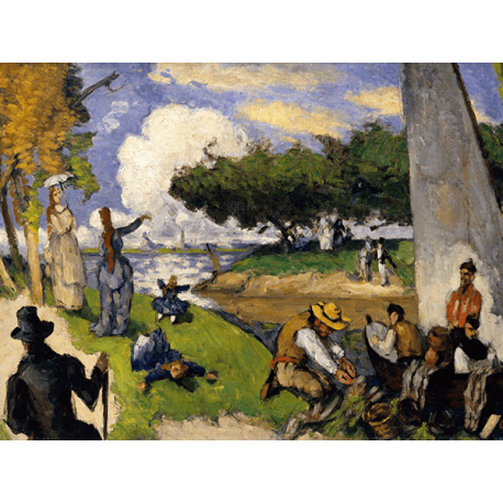 Reprodukcje obrazów Paul Cezanne The Fishermen