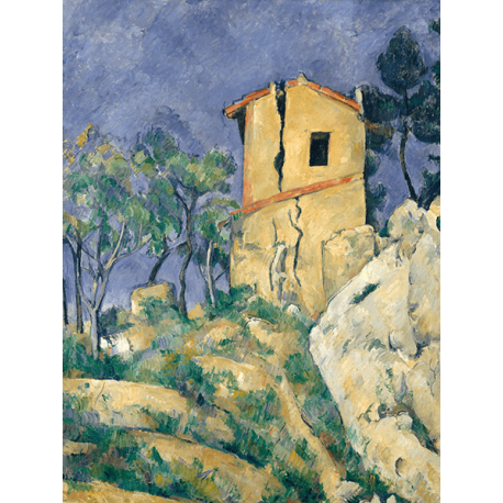 Reprodukcje obrazów Paul Cezanne The House with the Cracked Walls