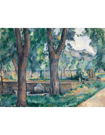 Reprodukcje obrazów The Pool at the Jas de Bouffan - Paul Cezanne