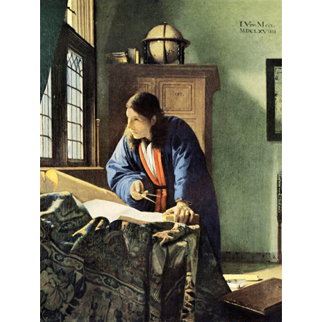 Reprodukcje obrazów Jan Vermeer Geograf