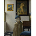 Reprodukcje obrazów Kobieta stojąca przy klawesynie - Jan Vermeer