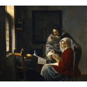 Reprodukcje obrazów Przerwana lekcja muzyki - Jan Vermeer