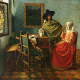 Reprodukcje obrazów Jan Vermeer Szklanka wina