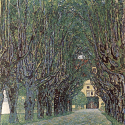 Reprodukcje obrazów Avenue in schloss kammer park - Gustav Klimt
