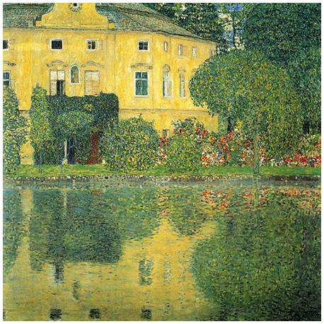 Reprodukcja obrazu Gustav Klimt Castle at the lake 