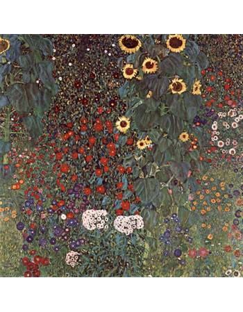 Reprodukcje obrazów Country garden with sunflowers - Gustav Klimt