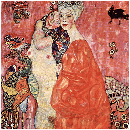 Reprodukcja obrazu Gustav Klimt Girlfriends or Two Women Friends
