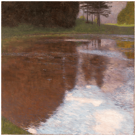 Reprodukcja obrazu Gustav Klimt Tranquil Pond