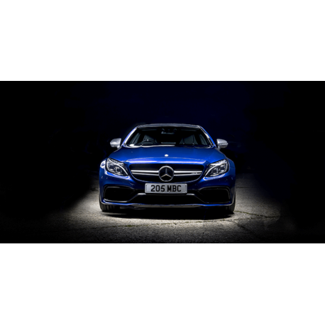 Obraz na płótnie Niebieski Mercedes