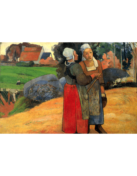 Reprodukcje obrazów Paul Gauguin Breton peasant