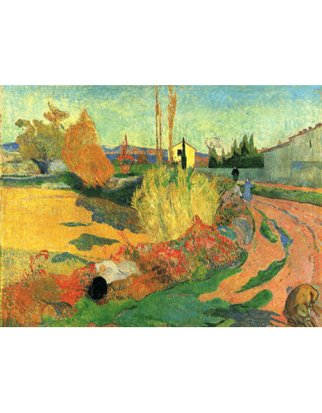 Reprodukcje obrazów Paul Gauguin Farmhouse from Arles