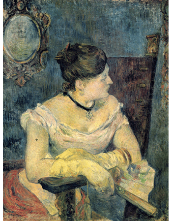 Reprodukcje obrazów Paul Gauguin Madame Mette Gauguin in Evening Dress