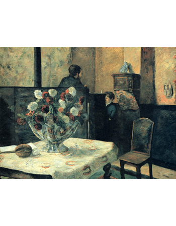 Reprodukcje obrazów Paul Gauguin Painting of an interior at rue Carcel, Paris