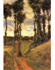 Reprodukcje obrazów Paul Gauguin Poplar-Lined Lane, Osny