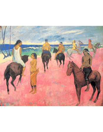 Reprodukcje obrazów Paul Gauguin Riders on the beach II